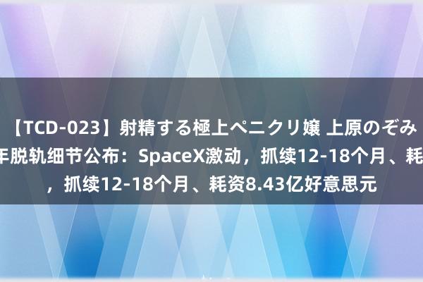 【TCD-023】射精する極上ペニクリ嬢 上原のぞみ 外洋空间站2030年脱轨细节公布：SpaceX激动，抓续12-18个月、耗资8.43亿好意思元