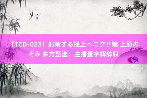 【TCD-023】射精する極上ペニクリ嬢 上原のぞみ 东方甄选：主播董宇辉辞职