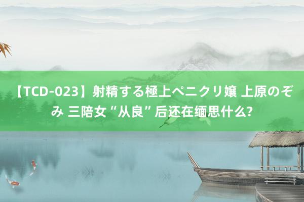 【TCD-023】射精する極上ペニクリ嬢 上原のぞみ 三陪女“从良”后还在缅思什么?