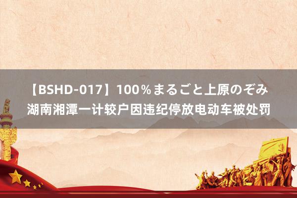 【BSHD-017】100％まるごと上原のぞみ 湖南湘潭一计较户因违纪停放电动车被处罚