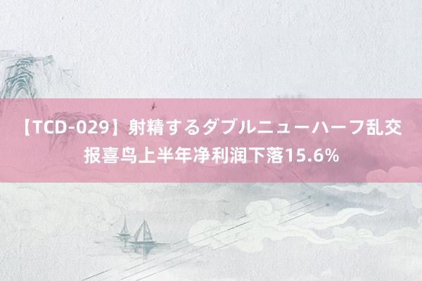 【TCD-029】射精するダブルニューハーフ乱交 报喜鸟上半年净利润下落15.6%